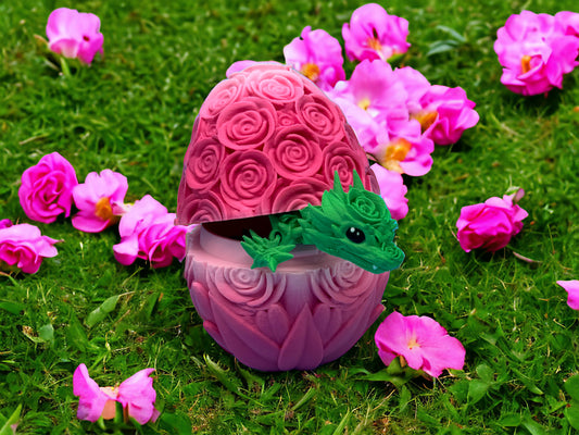 Rose Dragon Egg w/ Dragon