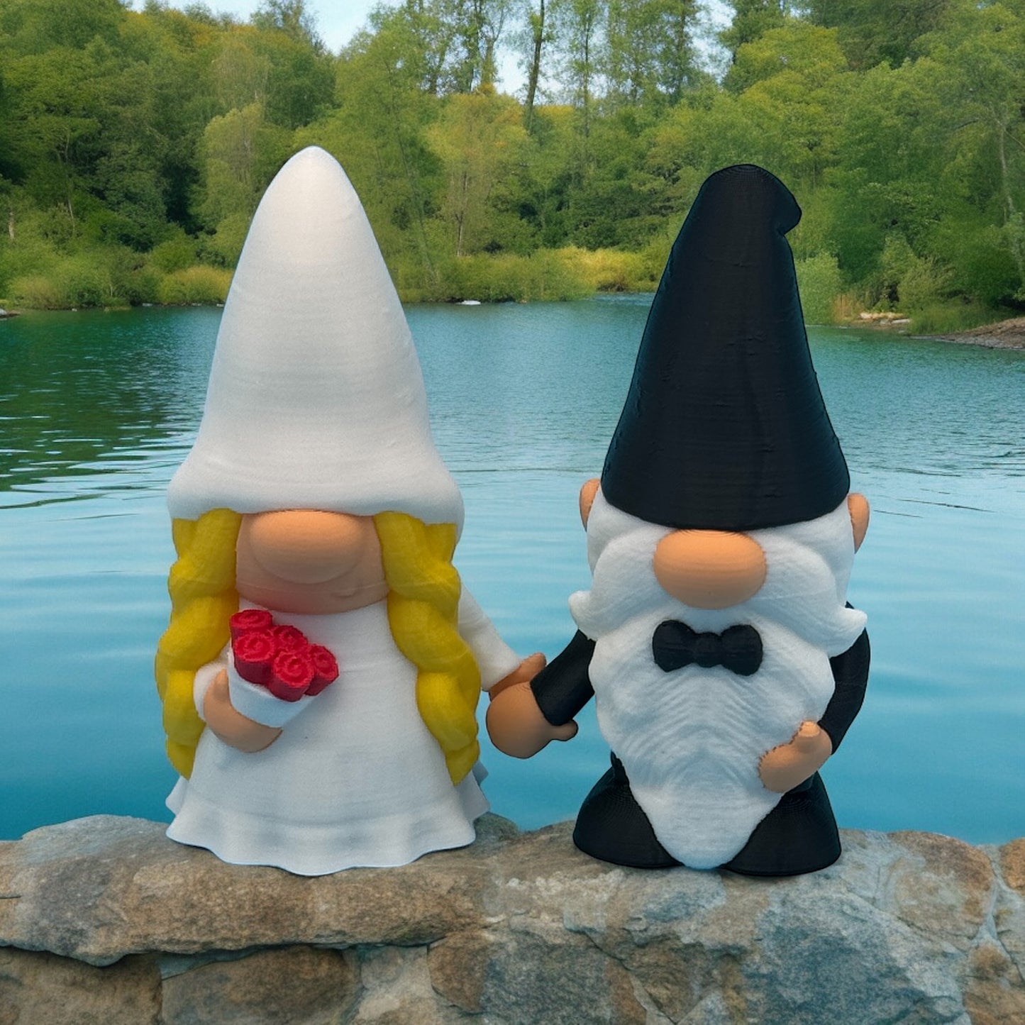 Bride & Groom Gnomes