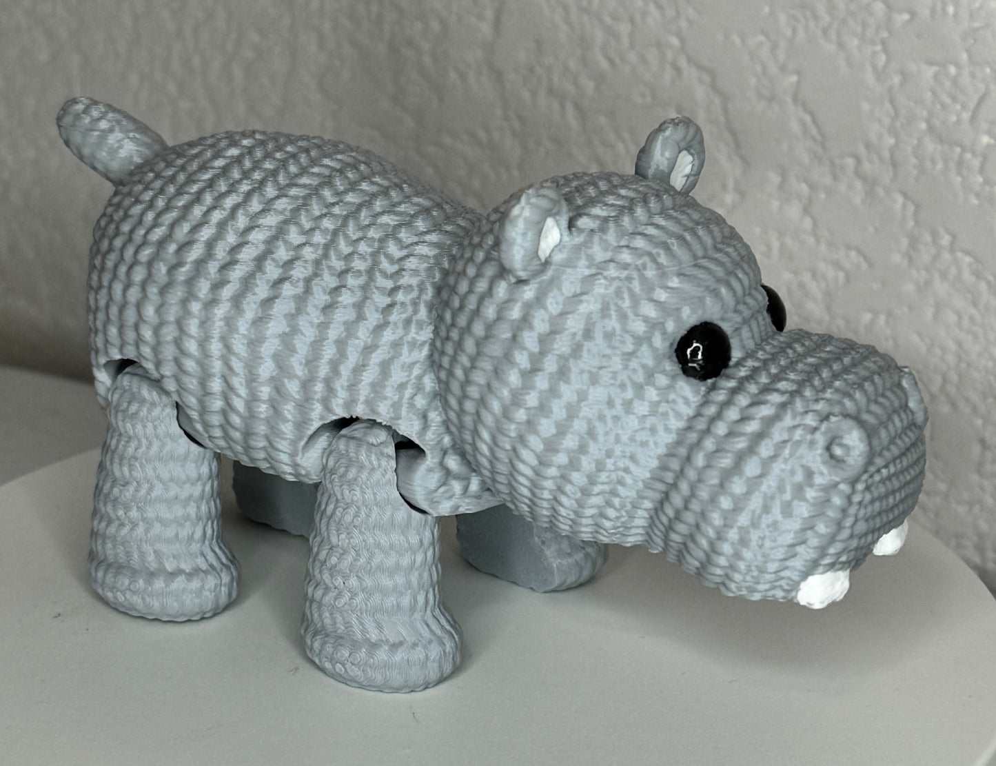 Crocheted Hippo