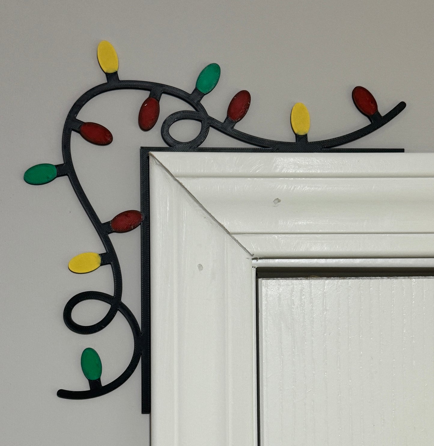 Door Corner Christmas Lights