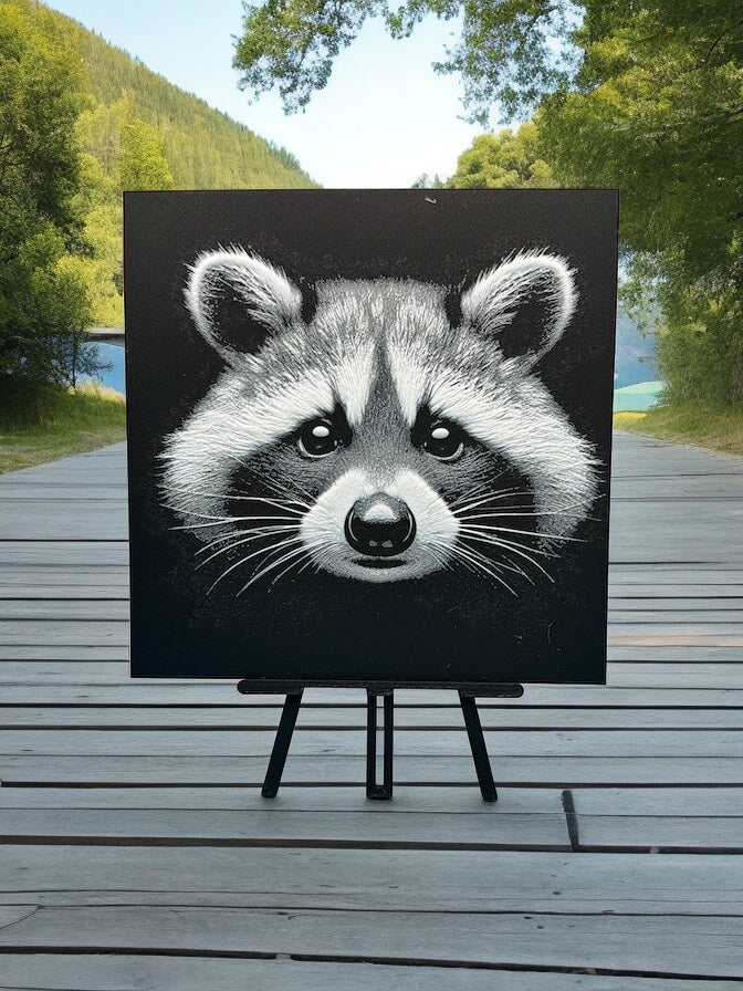 Racoon Face- HueForge