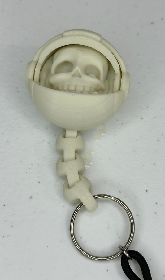 Skeleton Astronaut Keychain