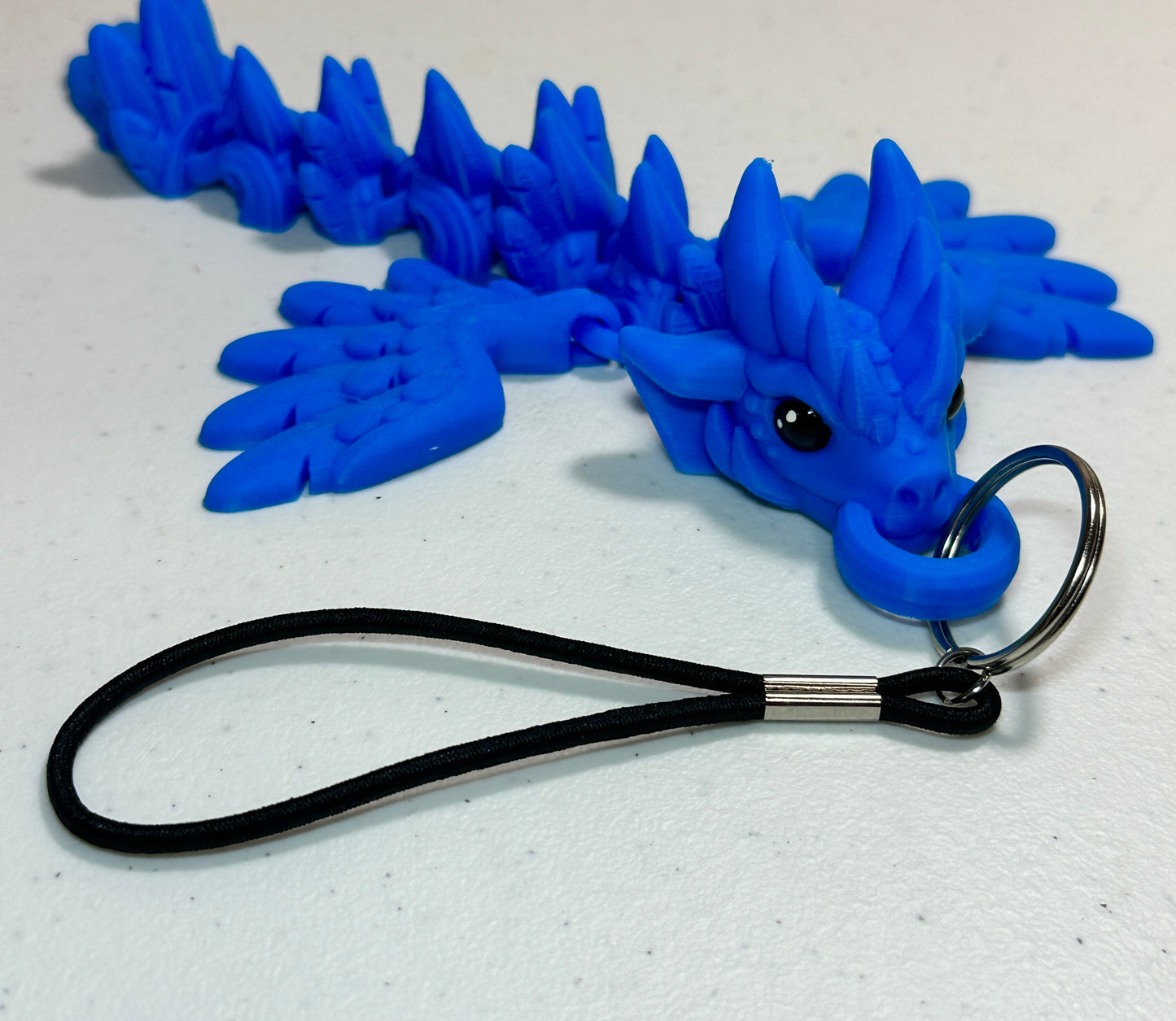 Rainbow Dragon Keychain